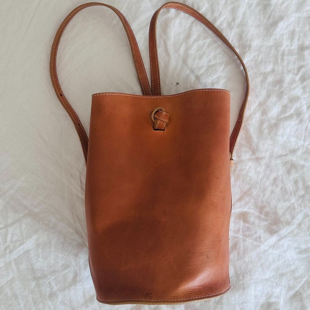 Lindquist Object, Large Vachetta Cyl Bag, Tan